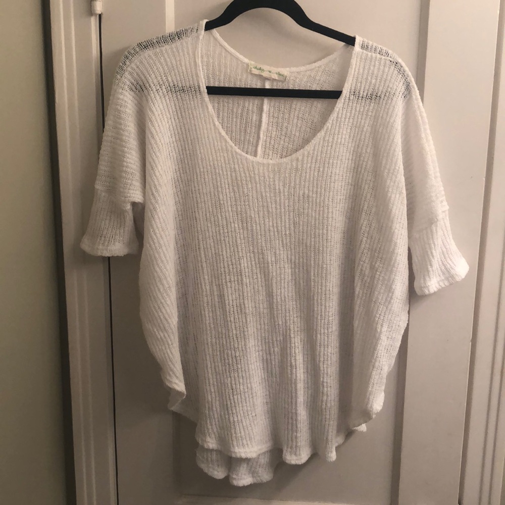 Fun white casual everyday top